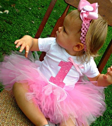 Baby Girl First Birthday Tutu Outfit with by SweetBabyTutus