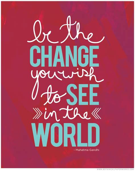 {free printable} "Be the Change" Art Print & iPhone Wallpaper | Classroom quotes, Inspirational ...