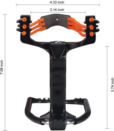 NISPOTDOR Professional Slingshot Set - High Velocity Hunting Catapult for Adults | Includes 100 ...