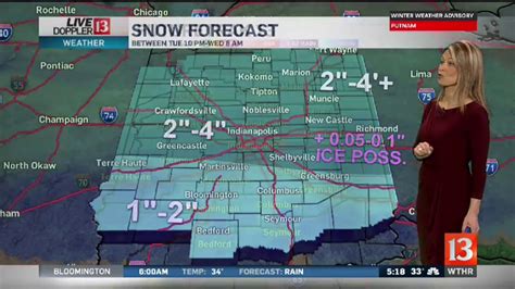 Winter Weather Advisory continues as snow, ice approaches Indiana ...