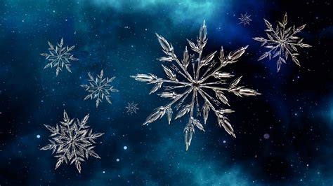 Blue Ice Snowflake 4K HD Snowflake Wallpapers | HD Wallpapers | ID #50421