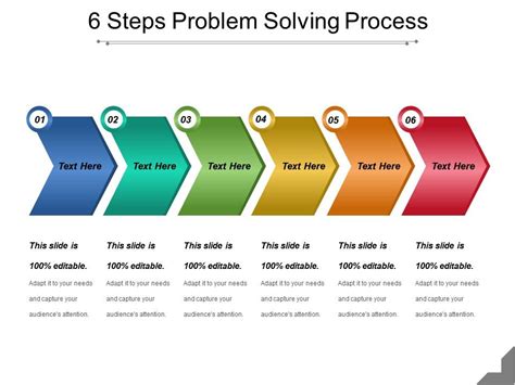 6 Steps Problem Solving Process Powerpoint Slide | Templates PowerPoint Presentation Slides ...