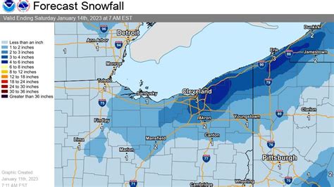 Akron weather radar: 3 to 8 inches of snow expected in Summit County