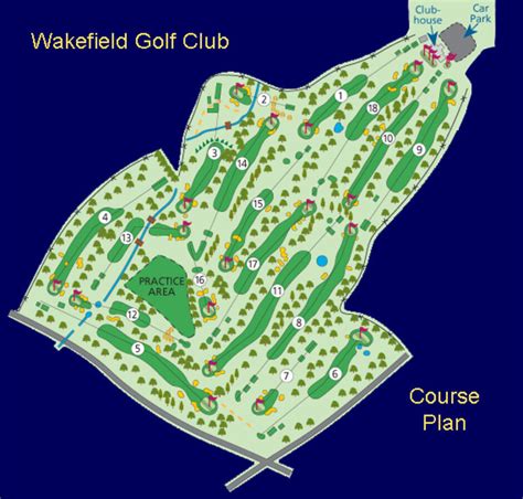 Our Course and slope ratings :: Wakefield Golf Club