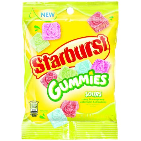 Starburst, Sour Candy Gummies Sour, 5.8 Oz - Walmart.com