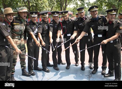 Dehradun, Uttarakhand/India- August 15 2020: IMA (Indian Military Academy) cadets after passing ...