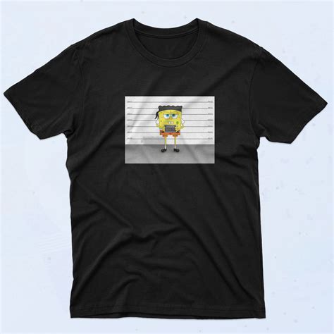 Spongebob Mugshot T Shirt - 90sclothes.com