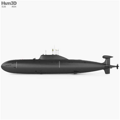 3D model of Akula-class submarine in 2020 | Akula class submarine ...