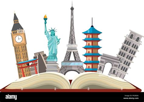 World Landmarks Vector Stock Photos & World Landmarks Vector Stock ...