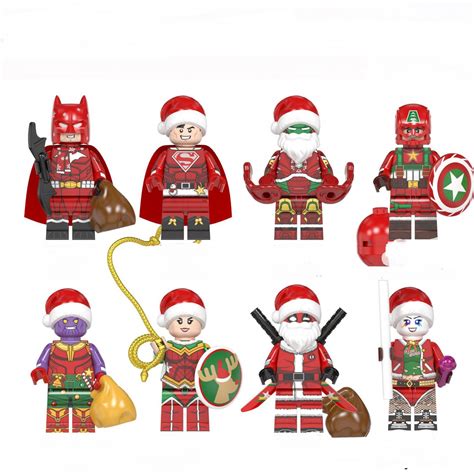 Christmas Sets 2020 Super Heroes Santa Claus Minifigures Lego ...