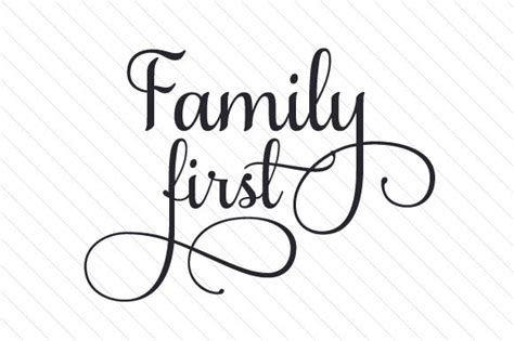 Family First SVG Cut file by Creative Fabrica Crafts · Creative Fabrica