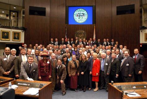 Florida Memory - Current and former Florida State Senators gathered together for a group ...