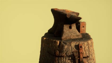 Old rusty anvil from the village forge 5632178 Stock Video at Vecteezy