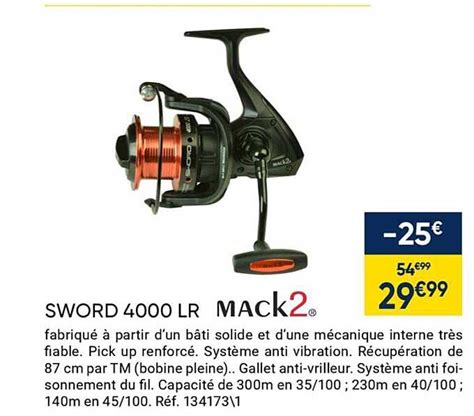 Promo Sword 4000 Lr Mack2 chez Pacific Pêche - iCatalogue.fr