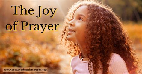 The Joy of Prayer - Brewster Baptist Church