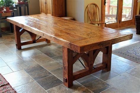 build farm style dinning room table | furniture dining room kitchen ...