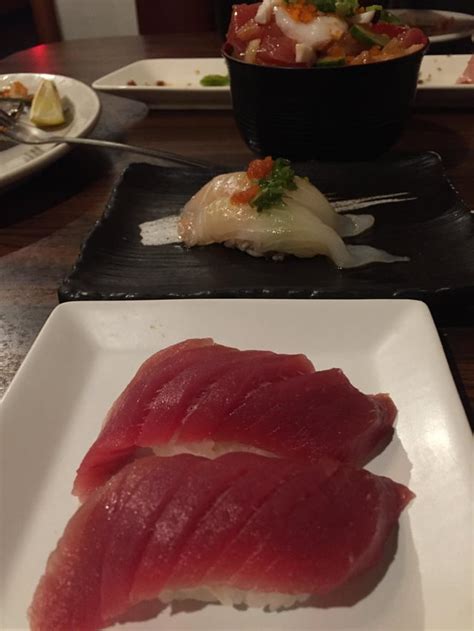 Last nights Bluefin Tuna and Halibut : r/sushi