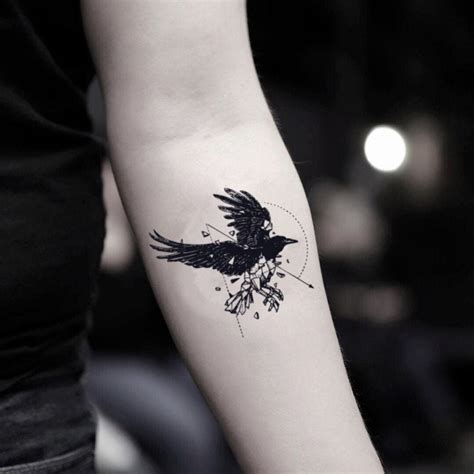 Share more than 74 small raven tattoo - in.coedo.com.vn