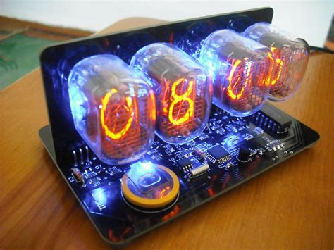 Nixie Tube Clock With IN-12 Tube Led Rgb Backlight Black PCB - Etsy