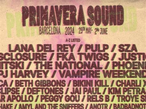 Primavera Sound 2024 unveils its full line-up - HIGHXTAR.