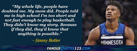 Jimmy Butler Quotes on People, Love, Life and Change