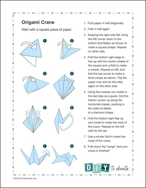 Making Origami Cranes to Donate - DIYToDonate