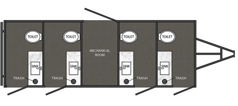 Restroom & Shower Trailers | Elkhart Trailer Company