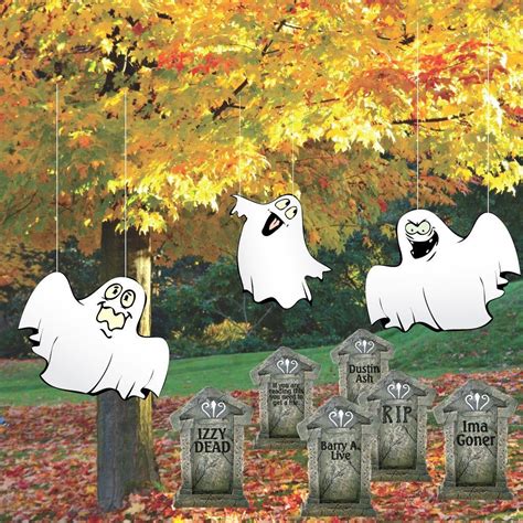 Halloween Yard Greeting | Ghosts in a Graveyard | VictoryStore