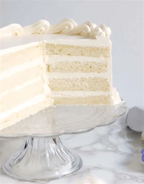 Velvety Soft White Cake - Baking Sense