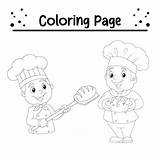 Little Chef Coloring Smurf Taste Testing Page For Kids sketch template