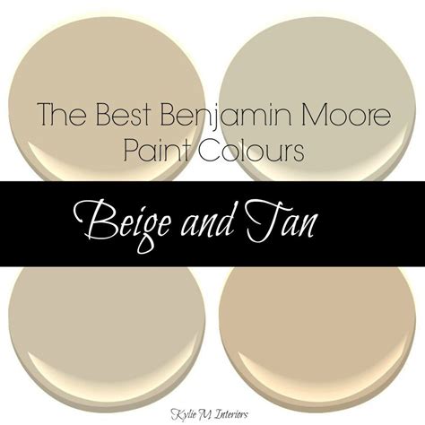 The 6 Best (slightly darker) Benjamin Moore Beige & Tan Paint Colors ...