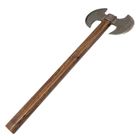 Carbon Steel Barbarian Double Blade Medieval Axe | Spy Shop Round Rock