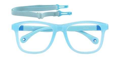 Domino Square Prescription Glasses - Blue | Kids' Eyeglasses | Payne ...