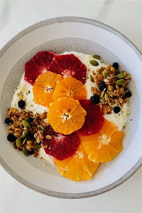 Winter Citrus Fruit Yogurt Breakfast Bowl | Recipe | Yogurt breakfast ...