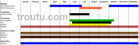 Fly Fishing Hatch Charts | Trout Pro Store