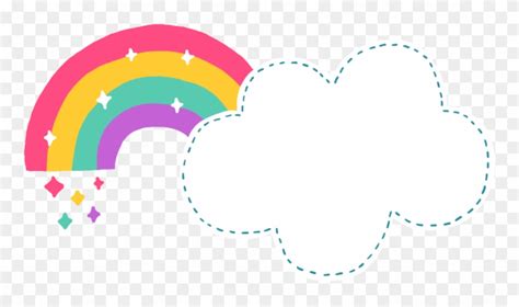 Rainbow Document File Format - Cute Cloud Cartoon Png Clipart (#385558) - PinClipart