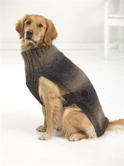 Hunter's Urban Dog Sweater (Knit) | Knitting patterns free dog, Large dog sweaters, Dog coat pattern