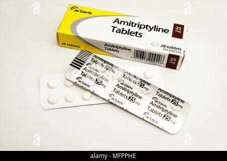 amitriptyline tablets for depression & depressive disorders Stock Photo ...