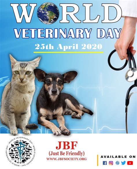 WORLD VETERINARY DAY 2020 – JBF (Just Be Friendly)