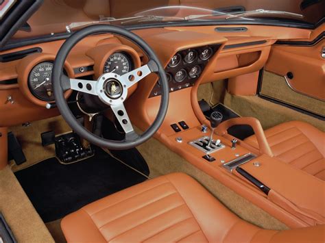 Lamborghini Miura Spyder - cockpit | Classic cars, Lamborghini, Car interior