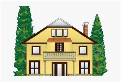 House With Trees Clipart Transparent PNG - 640x480 - Free Download on NicePNG