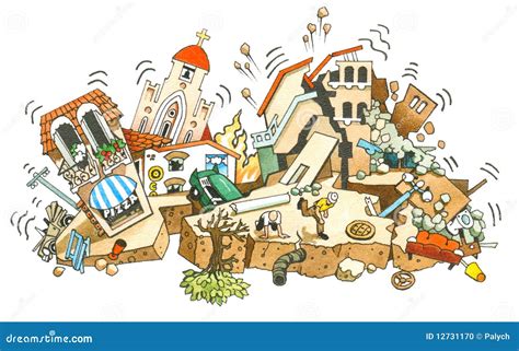 Earthquake Stock Photo - Image: 12731170