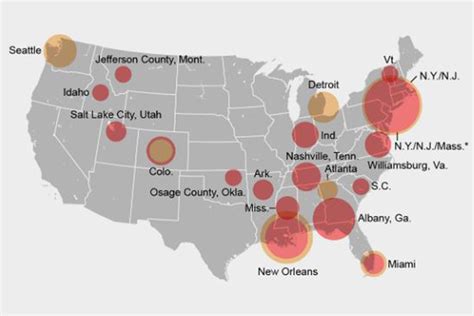 Shocking map reveals small rural towns have been hit with some of the ...