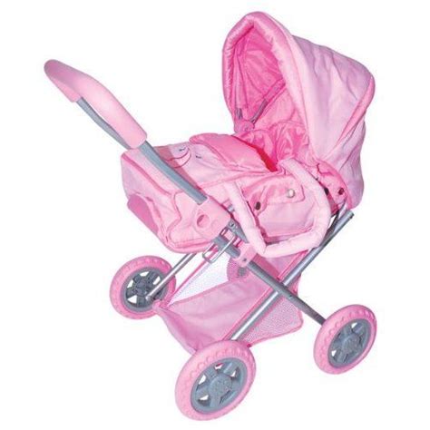 Baby Doll Strollers Pretty Pink Baby Doll Pram Nursery | Baby doll ...