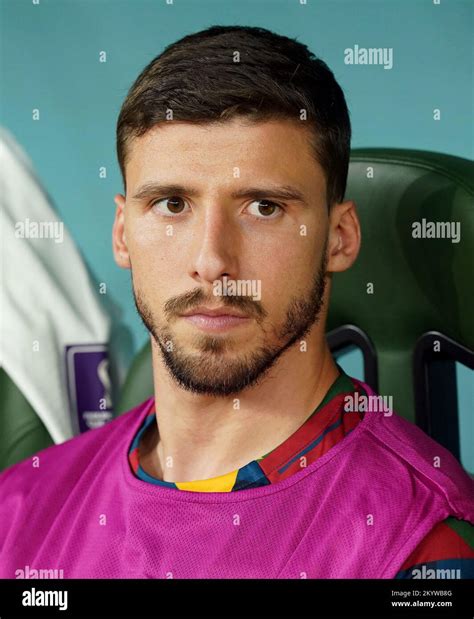 Portugal's Ruben Dias during the FIFA World Cup Group H match at the Education City Stadium in ...