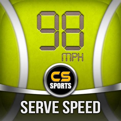 Tennis Serve Speed Radar Gun By CS SPORTS by CobbySoft Media Inc.