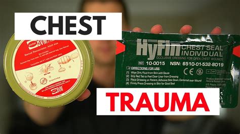 Chest Trauma Treatment: Blunt, Penetrating, Impaled - YouTube