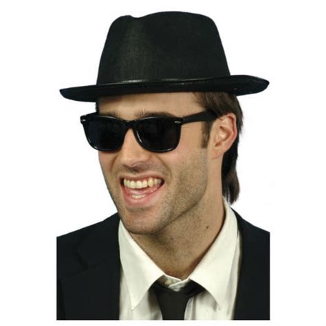 Blues Brothers / Gangster Fedora Hat - Costume World