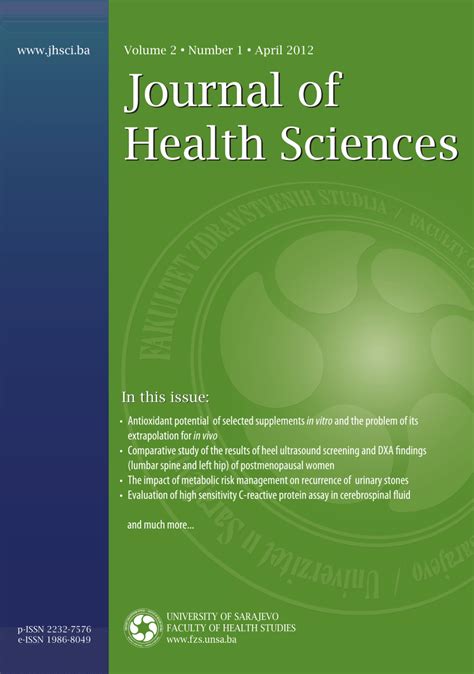 (PDF) Journal of Health Sciences 2012;2(1)