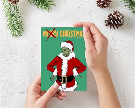 Printable Grinch Christmas Cards - Printable Word Searches